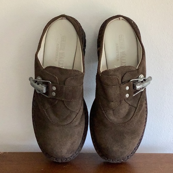 Geier Wally Airstream Women's Mules US 7.5 Brown Slide Clogs R-Toe Shoes - Picture 4 of 6